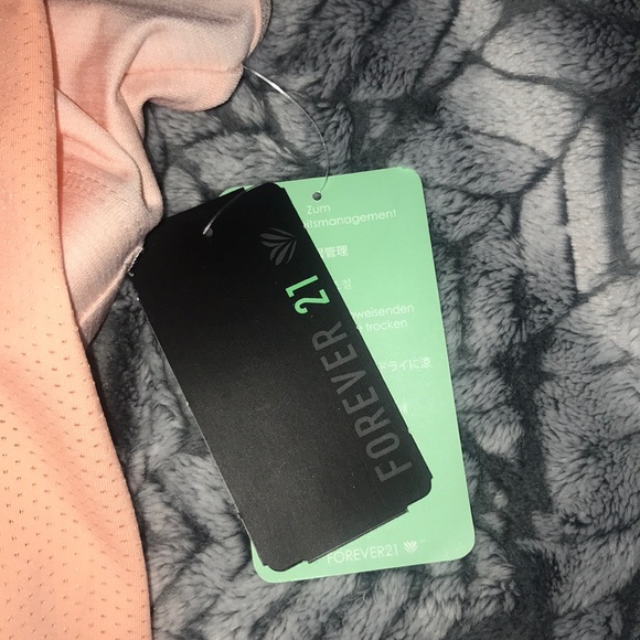 BRAND NEW forever 21 athletic tank w built in bra - Picture 2 of 3